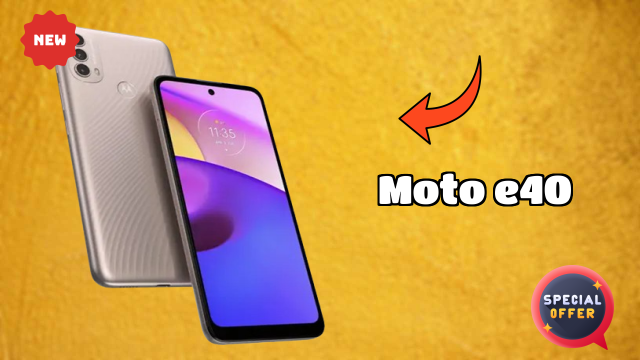 Motorola Fans Alert: Moto E40 Massive Price Drop to ₹7,177