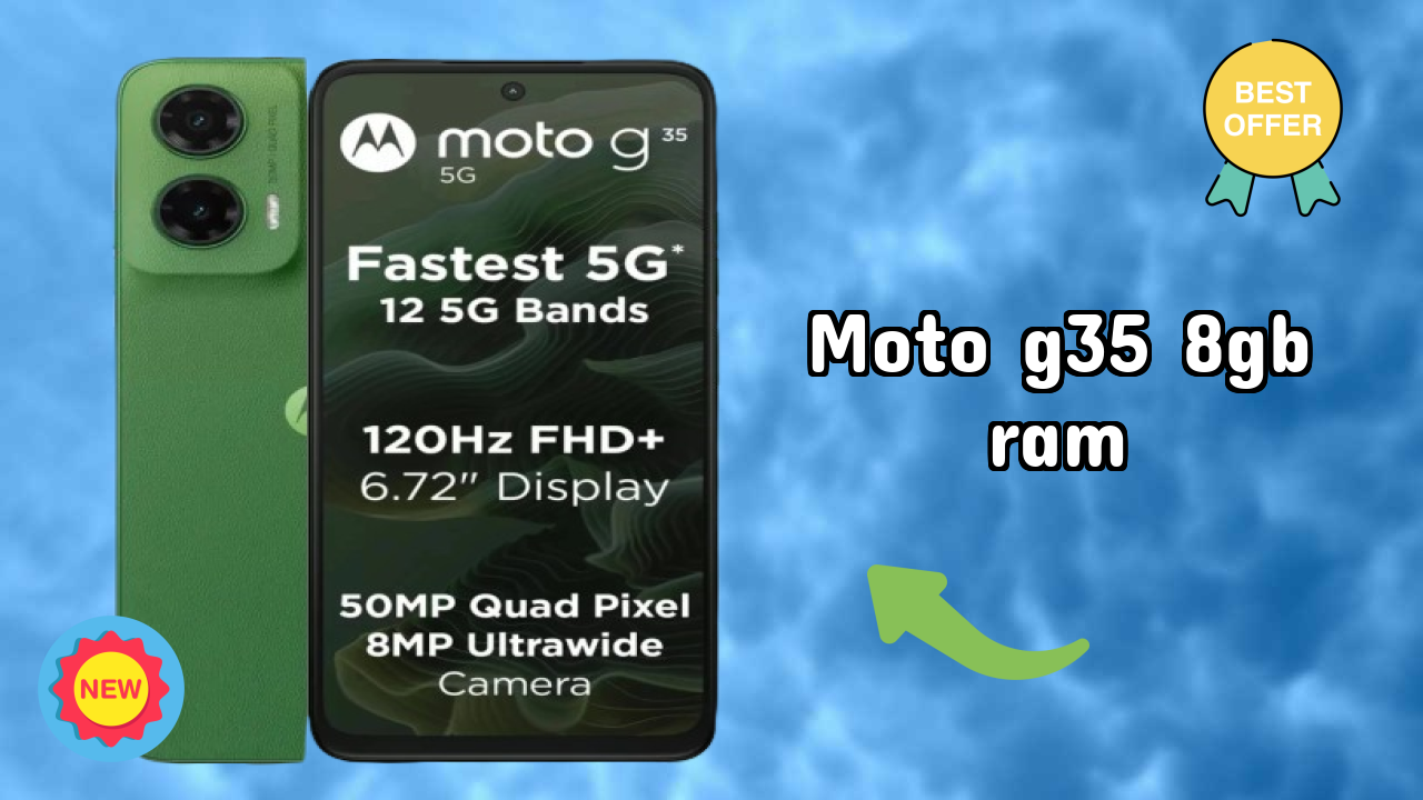 Moto G35 8GB RAM Display Analysis: 6.72 Inches (17.07 Cm) Screen