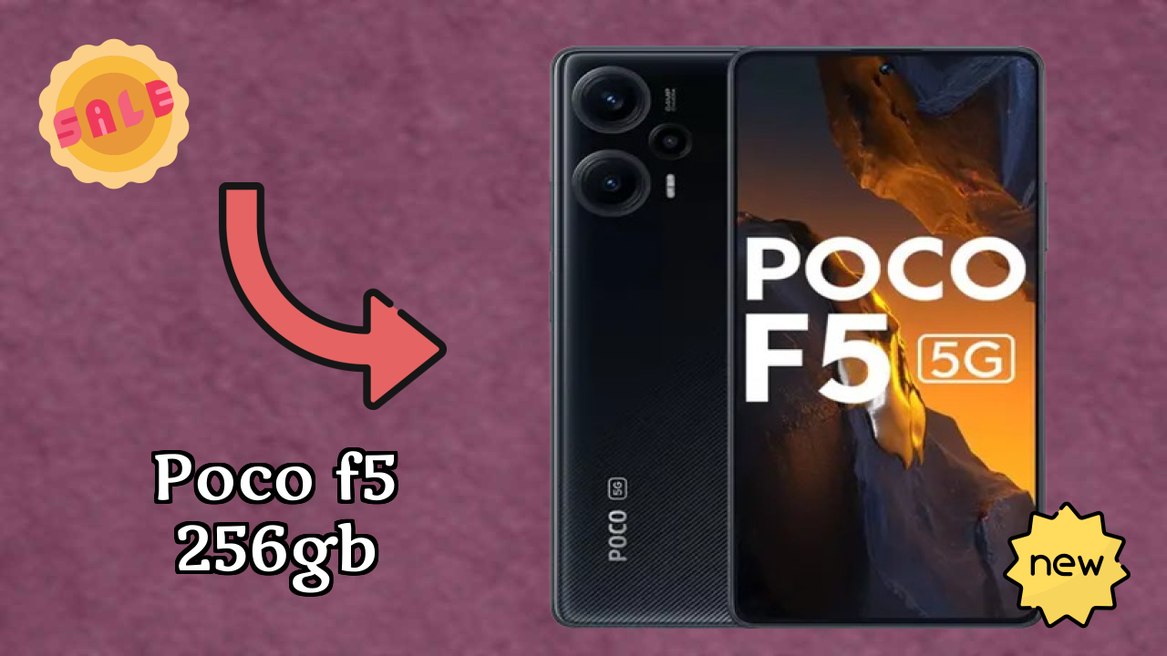 POCO F5 256GB RAM Performance: 12 GB RAM Handles Heavy Tasks