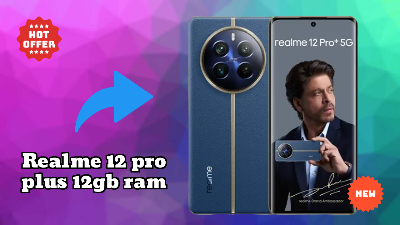Realme 12 Pro Plus 12GB RAM Performance: 12 GB RAM Multitasking
