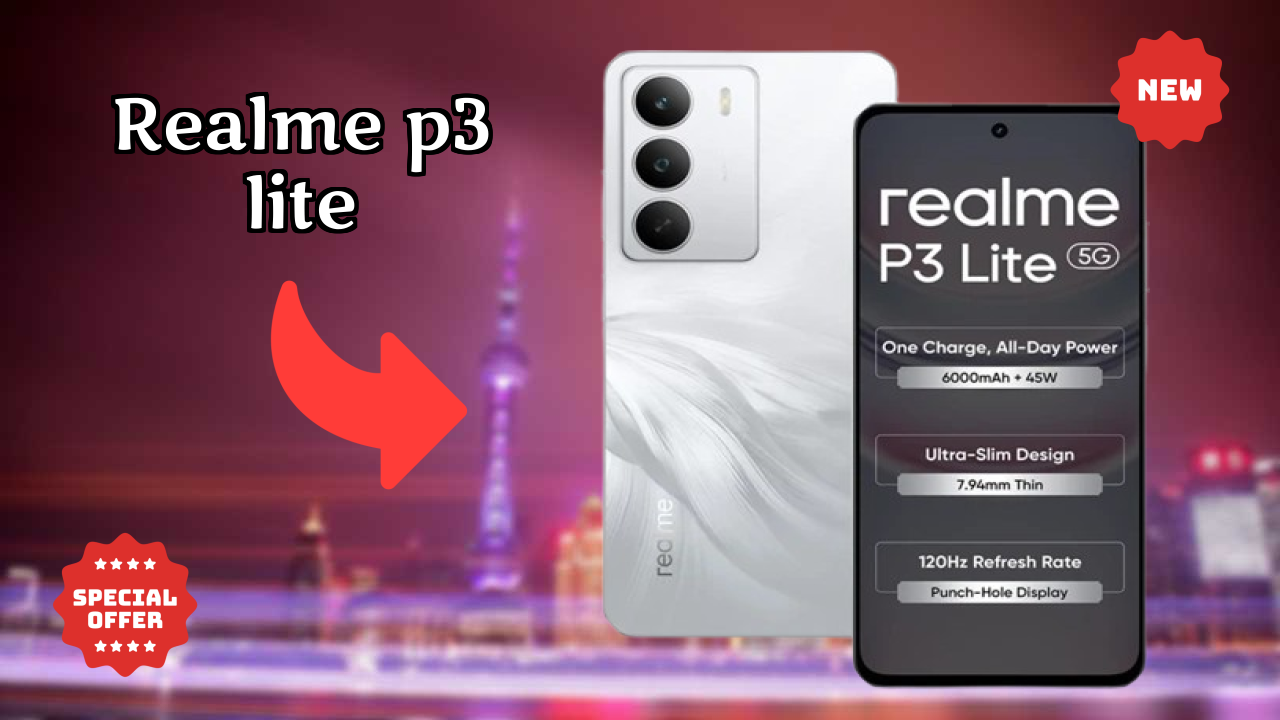 Realme P3 Lite Display Review: 6.67 Inches (16.94 Cm) Screen Test