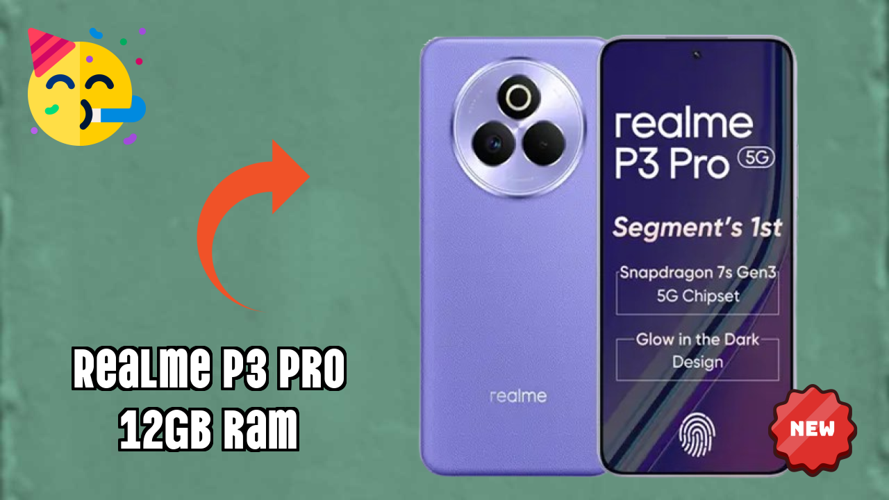 Realme P3 Pro 12GB RAM Display Size: 6.83 Inches (17.35 Cm) Screen Quality