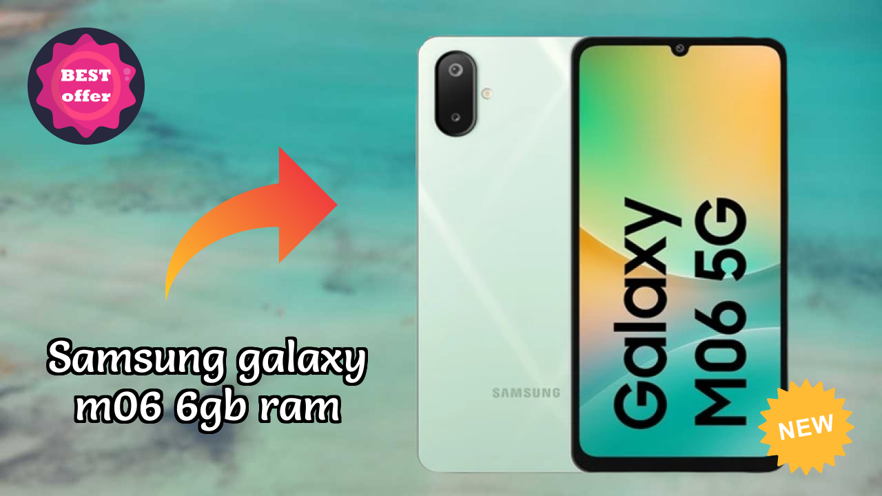 Samsung Galaxy M06 6GB RAM Display Technology: 6.7 Inches (17.02 Cm) Screen