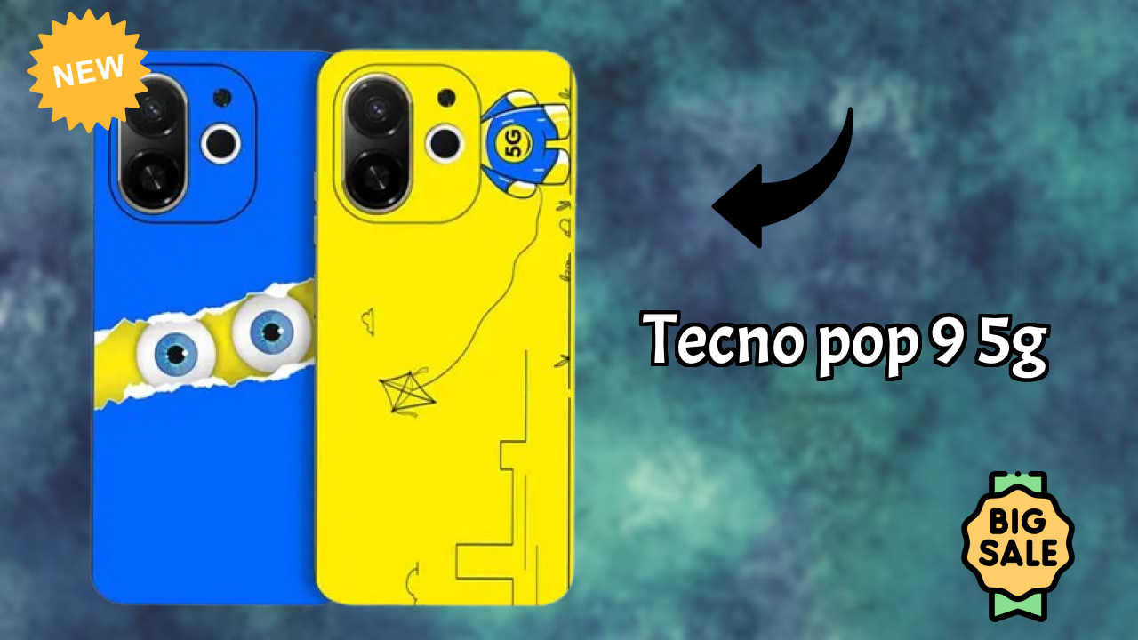 Tecno Pop 9 5G Display Analysis: 6.67 Inches (16.94 Cm) Quality