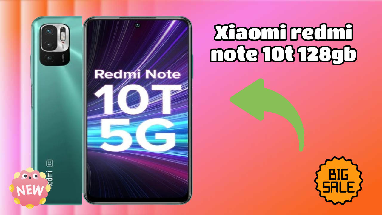 Xiaomi Redmi Note 10T 128GB Display Size: 6.5 Inches (16.51 Cm) Screen Quality